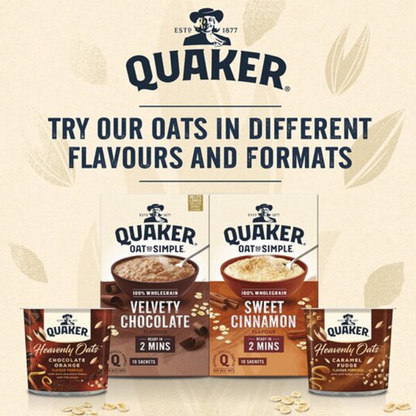 Овсяная каша Quaker Oat So Simple Velvety Chocolate Porridge 10х34,8 грамм