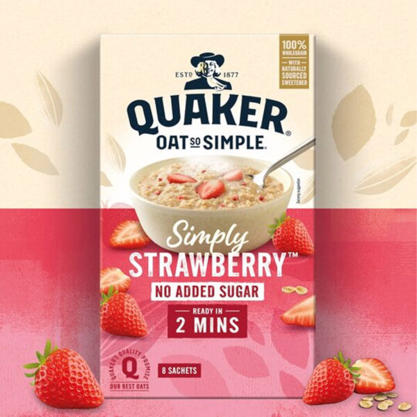 Овсяная каша Quaker Oat Strawberry 8 pack
