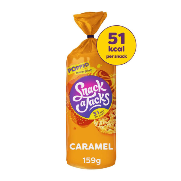 Рисовые чипсы Snack A Jack Caramel 159g