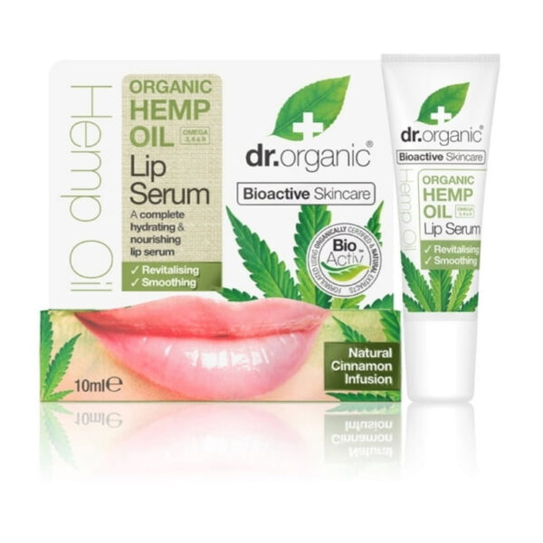 Крем-сыворотка для губ Dr. Organic Hemp Oil Lip Serum 10ml