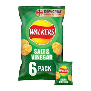 Чипсы Walkers Salt&Vinegar 6 x 25 грамм