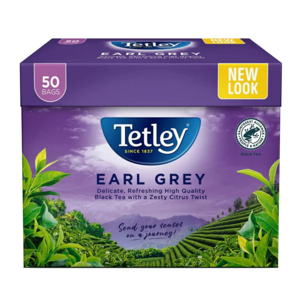Чай Tetley Earl Grey 50 пакетиков
