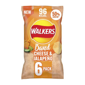 Чипсы Walkers Baked Cheese And Jalapeno 6 x 22 грамм