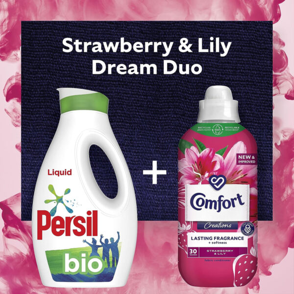 Comfort Fabric Conditioner Strawberry & Lily 30 Wash 900 мл
