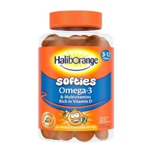 Haliborange Softies Omega 3 & Multivitamins 3 -12 Years Orange 60 капсул