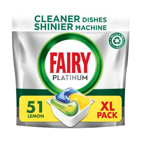 Капсулы для посудомоечной машины Fairy Platinum All In One 51 шт