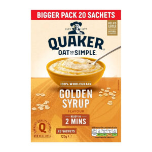 Овсяная каша Quaker So Simple Golden Syrup Porridge 20х36 грамм BIGGER PACK