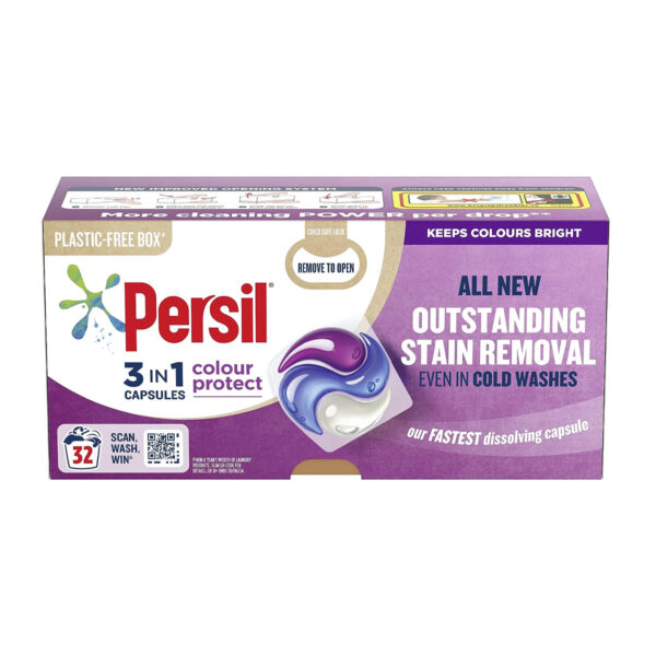 Persil Colour 3 in 1 Laundry Washing Capsules 32 Washes