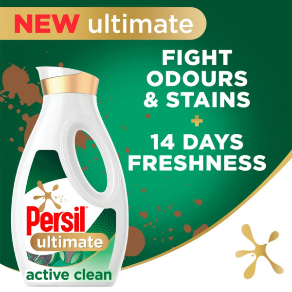 Persil Ultimate Active Clean Laundry Washing Liquid Detergent 34 Washes 918 мл