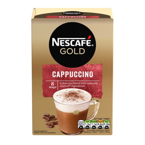 Растворимый кофе Nescafe Gold Cappucino 8 X 15.5g