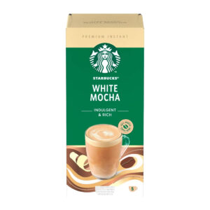 Starbucks Premium Instant Coffee White Mocha Latte Sachets 5 x 24g