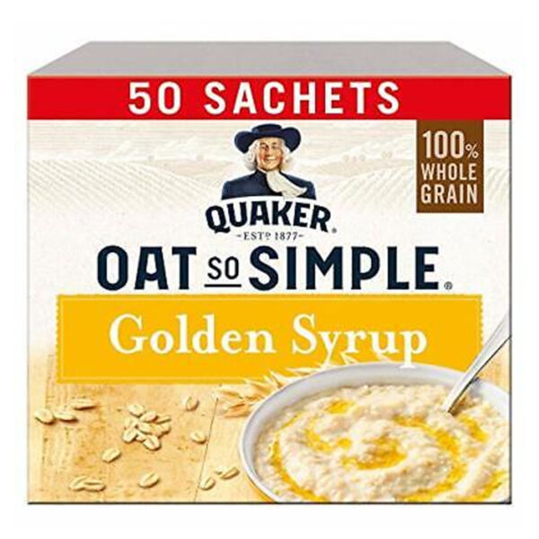 Овсяная каша So Simple Golden Syrup Porridge 1.8 кг 50 SACHETS