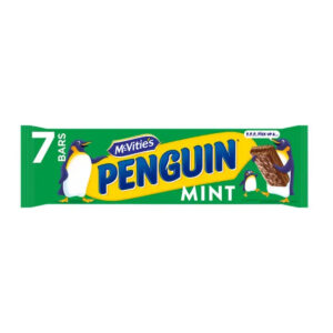 McVitie's Penguin Mint Bars 7 x 24.6g