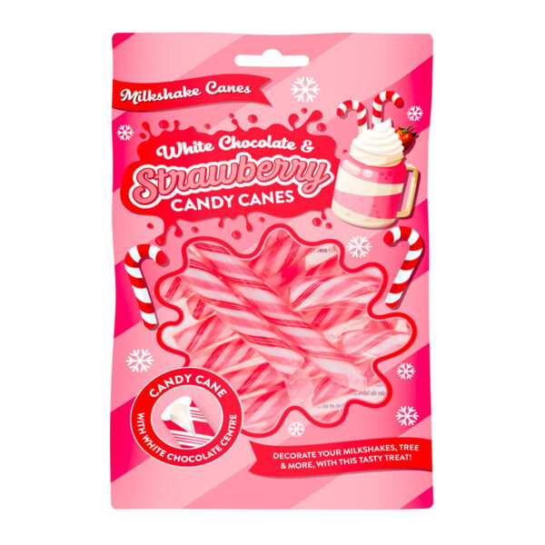 Milkshake Canes White chocolate&Strawberry