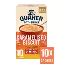 Овсяная каша Quaker Oat So Simple Caramelised Biscuit 8 pack