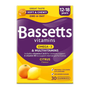 Витамины Bassets 12-18 Omega 3 Multivitamin