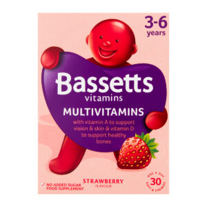 Витамины Bassets 3-6 Multivitamins Strawberry