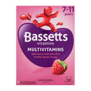 Витамины Bassets 7-11 Multivitamins Raspberry
