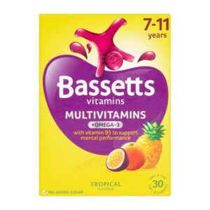 Витамины Bassets 7-11 Omega-3 Multivitamins Tropical