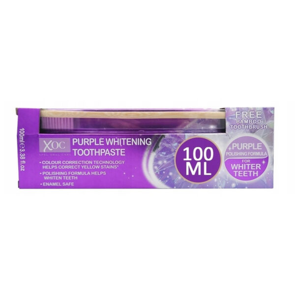 Зубная паста XOC Purple Whitening Toothpaste 100ml