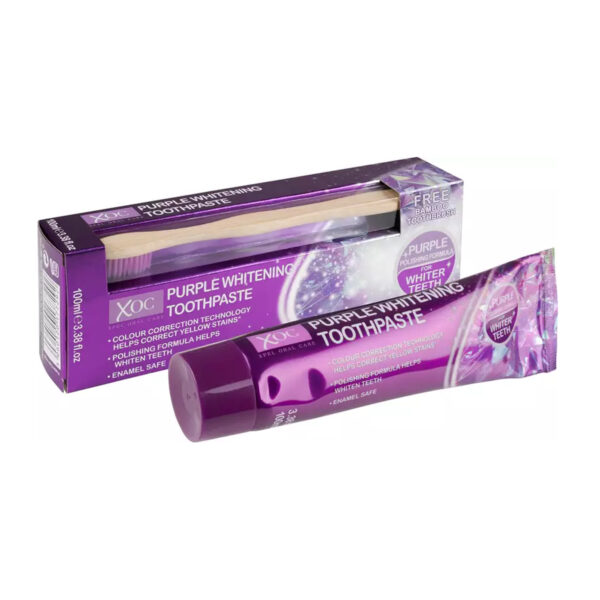 Зубная паста XOC Purple Whitening Toothpaste 100ml