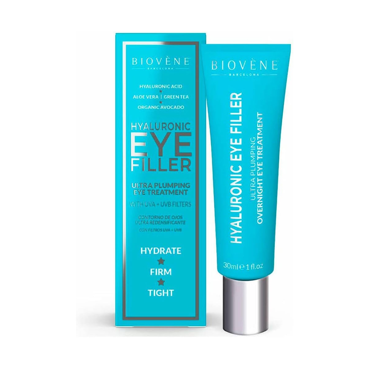 Сыворотка для кожи вокруг глаз Biovene Hyaluronic Eye filler - BOOMSHOP