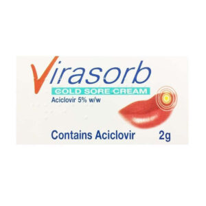 Virasorb Cold Sore Cream Aciclovir 5% 2g