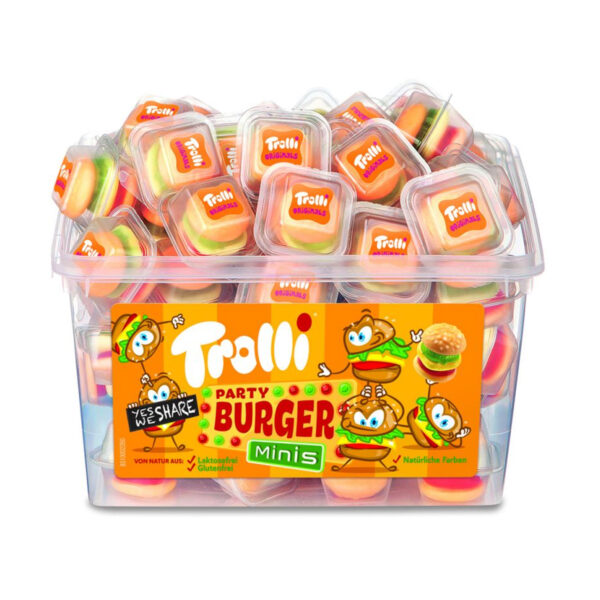 Жевательный мармелад Trolli Party Burger minis 600g