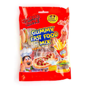 Жевательный мармелад Gummi Zone Gummy Fast food Mix 23 packs