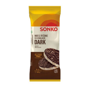 Рисовые вафли Sonko Rise Waffles Dark Chocolate Gluten free 4 шт