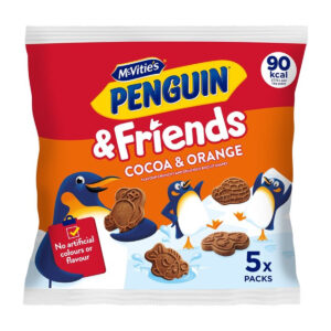 Печенье McVities Penguin & Friends cocoa&orange 5x20g