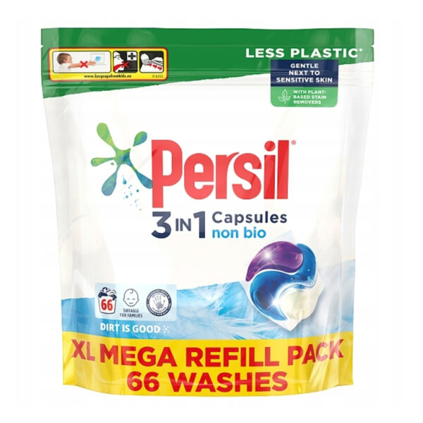 Капсулы для стирки Persil Non Bio 3in1 66 шт MEGA PACK