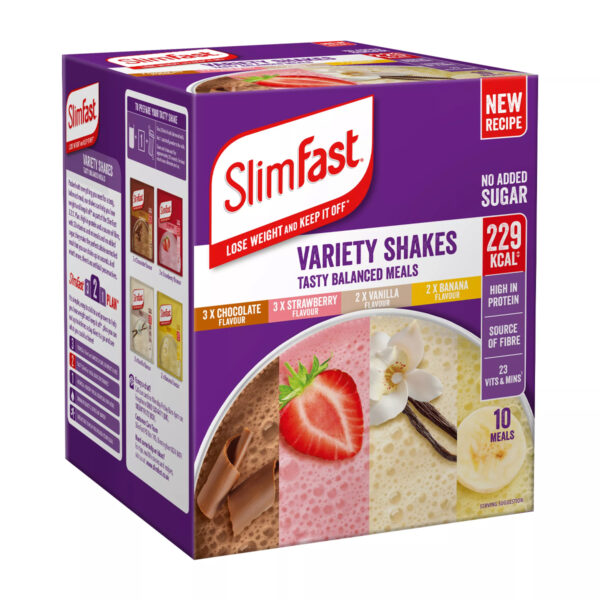 Коктейль для похудения Slimfast Variety Shakes 10 meals