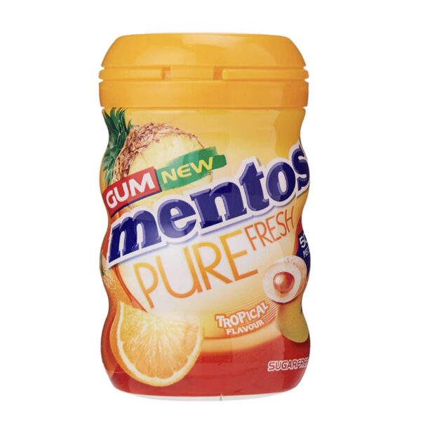 Жвачки Mentos Pure Fresh gum Tropical Flavour 50 шт