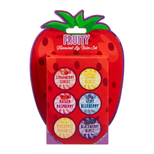 Подарочный набор Fruity Flavoured Lip Balm Set 6x4.2g