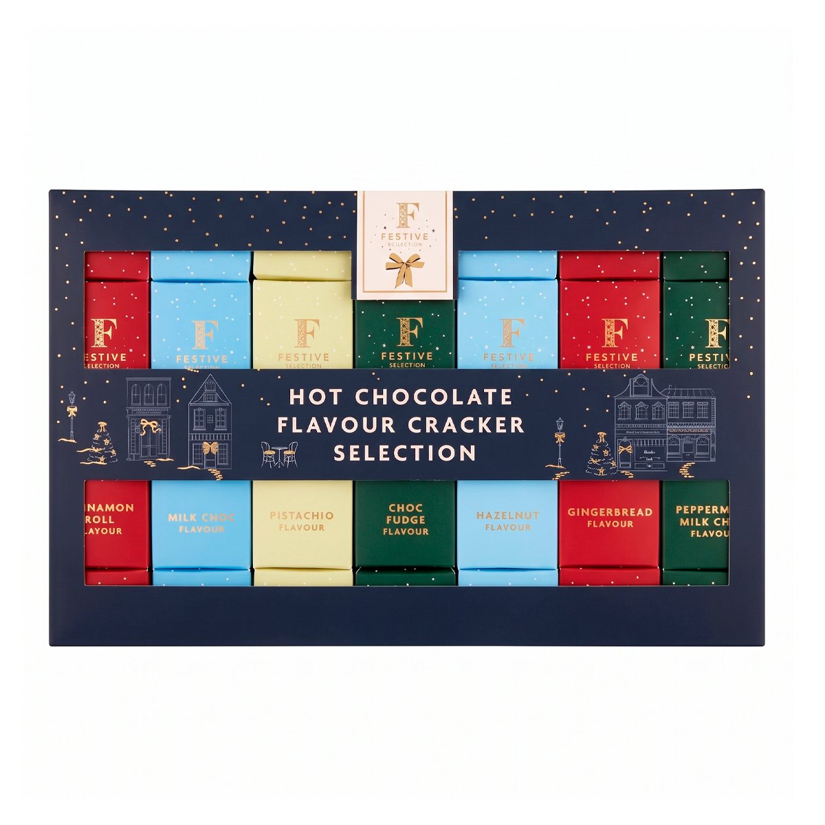 Подарочный набор горячего шоколада Festive Selection Cracker Selection Подарочный набор горячего шоколада Festive Selection Cracker Selection