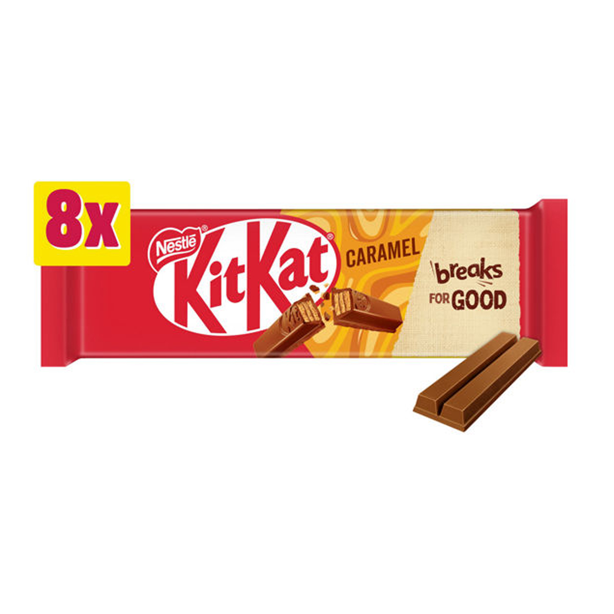 Батончики Kit Kat 2 Finger Caramel Wafer Bars 8 pack Батончики Kit Kat 2 Finger Caramel Wafer Bars 8 pack