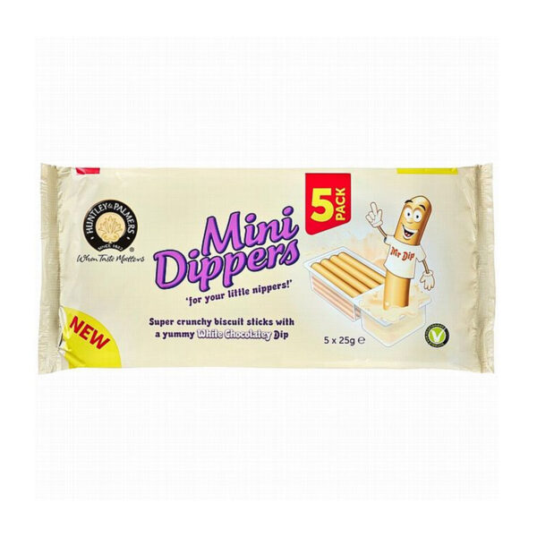 Палочки Mini Dippers White Chocolate 5x25g