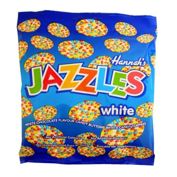 Шоколадные конфеты Hannah's Jazzles White 140g