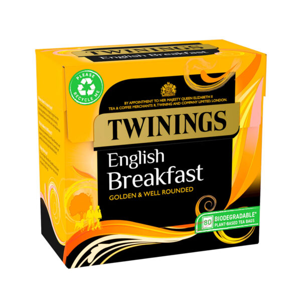 Чай Twinings English Breakfast 80 пакетиков