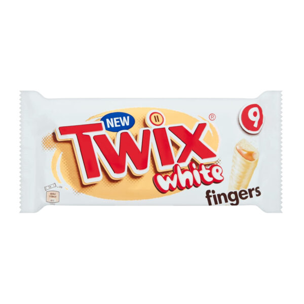 Батончики Twix White Fingers 9 шт