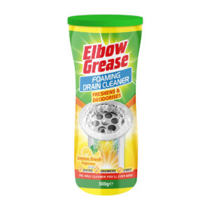 Elbow Grease Foaming Drain Cleaner Freshens&Deodorises Lemon Fresh 500g