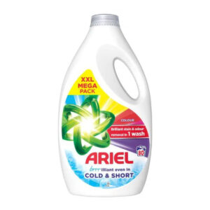 Гель для стирки Ariel Cold&Short Colour 80 washes XXL MEGA PACK 2640 мл