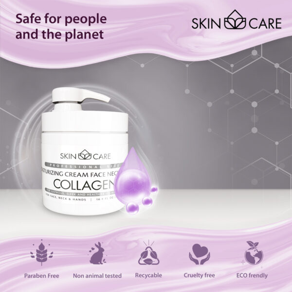 Крем Skin Care Moisturizing Cream Face Neck & Hands Collagen 500ml