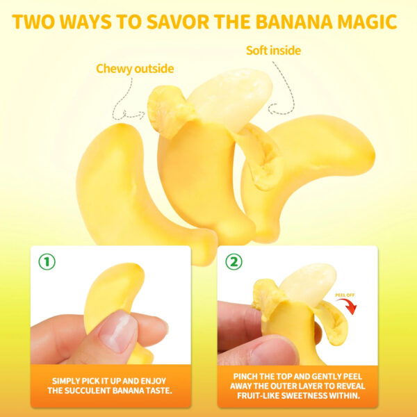 Мармелад Amos Peelerz Gummy Banana Peelable 65g