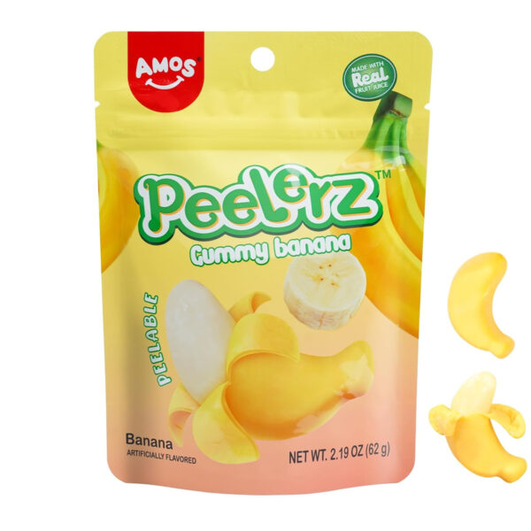 Мармелад Amos Peelerz Gummy Banana Peelable 65g