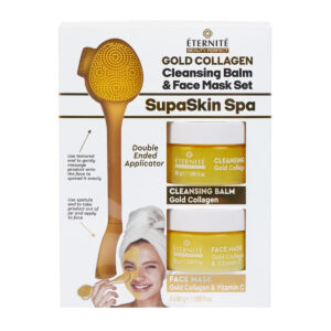 Набор Eternite Cleaning Balm & Face Mask Set Gold Collagen 2x50g