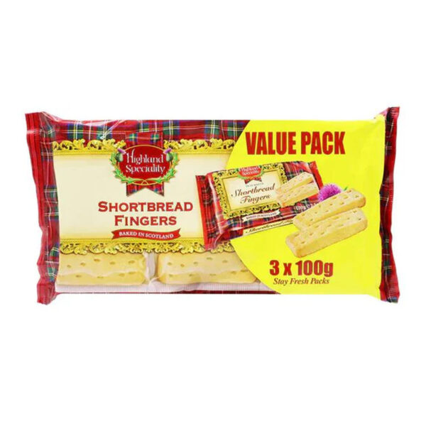 Печенье Highland Speciality Shortbread Fingers 3x100g pack