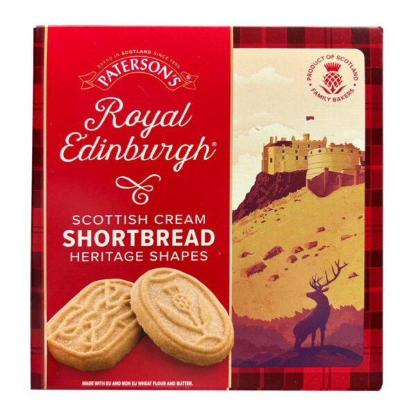 Печенье Paterson's Royal Edinburg Scottish Cream Shortbread Heritage Shapes