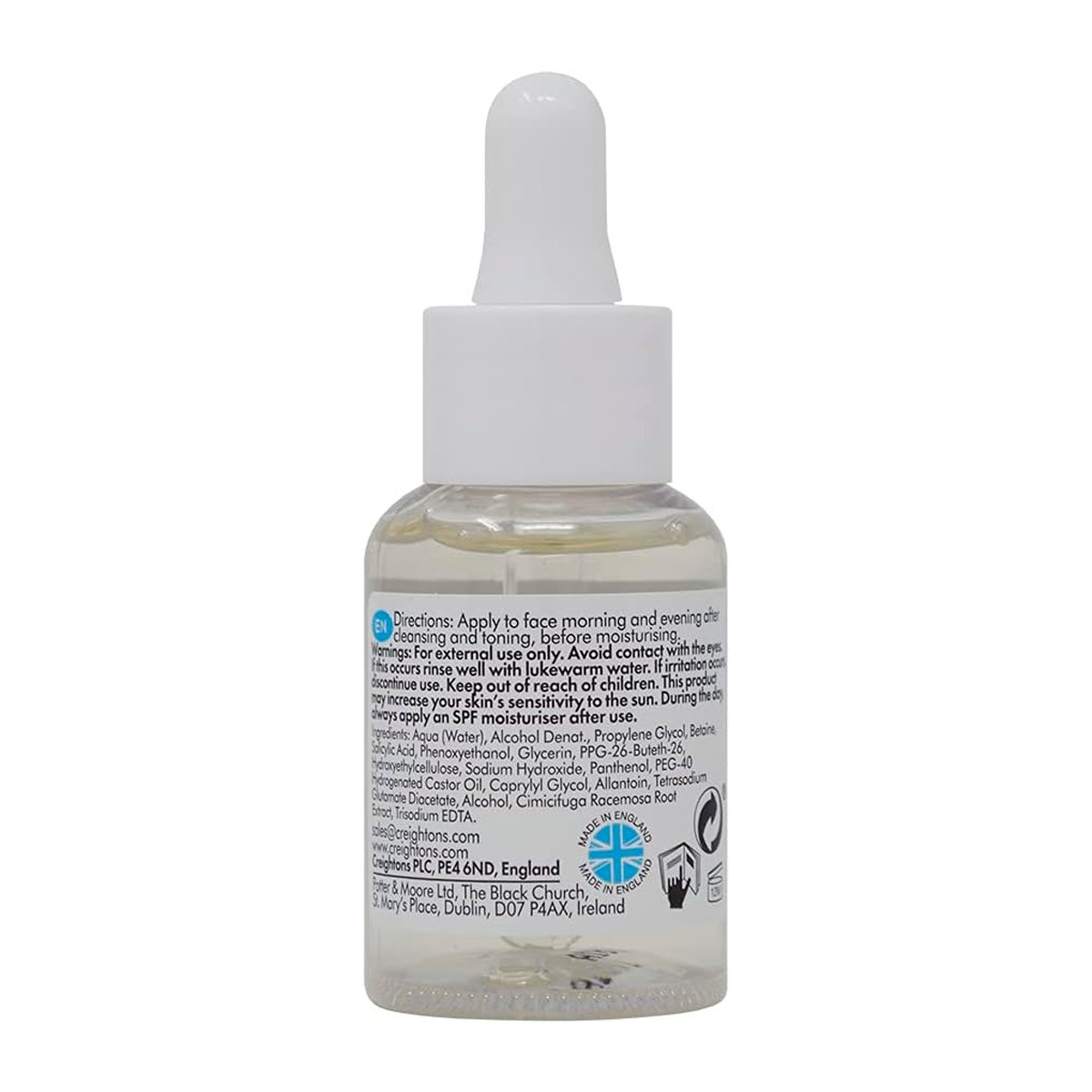 Сыворотка для лица Creightons Salicylic Acid 2% 30ml 3 Сыворотка для лица Creightons Salicylic Acid 2% 30ml